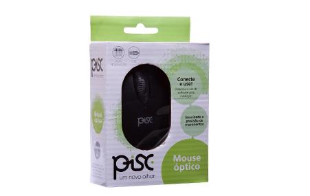 Mouse Óptico Pisc – USB  