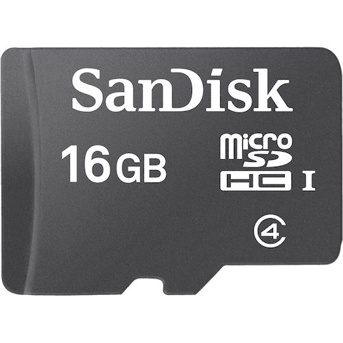 CARTÃO SANDISK® microSDHC™ 16GB