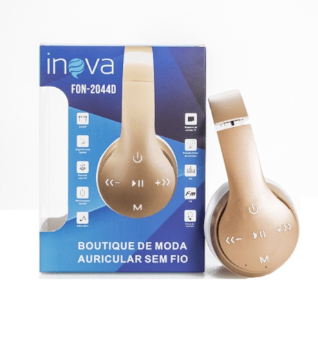 Fone de Ouvido Inova Headphone Bluetooth 